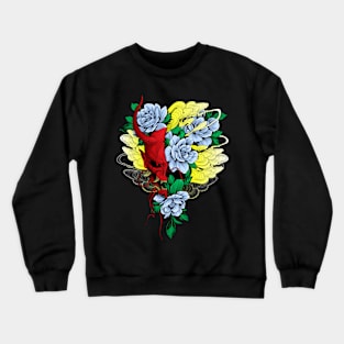 Devil flower Crewneck Sweatshirt